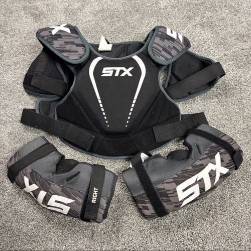 STX Stallion 75 Lacrosse Shoulder/Arm Pads Bundle Large (Used)