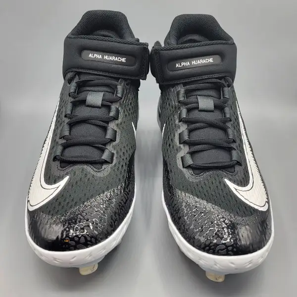 Nike Alpha Huarache Elite 4 Mid Men\'s Size 10.5 Black Baseball Cleats DJ6520-001 Nike Alpha Huarache Elite 4 Mid Men main image 2