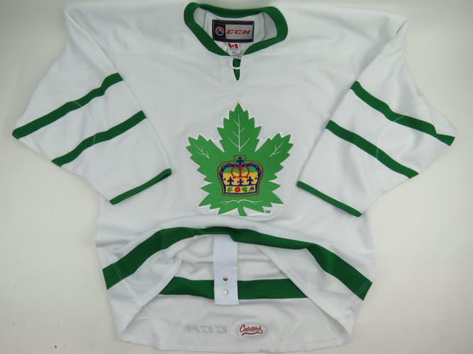 CCM Toronto Marlies ST PATS Authentic Team Iussed AHL Hockey Jersey 52 Leafs