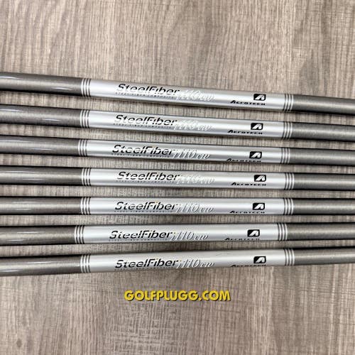.355 Iron Shafts 4-PW - Steelfiber Graphite, Stiff Flex (3062)
