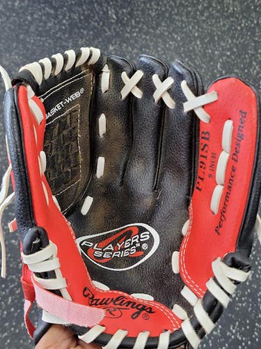 Used Rawlings PL61SB BB/SB Glove RH Throw Black 9" 11849-S000040051