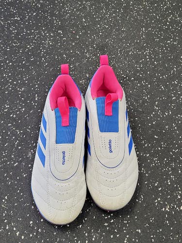 Used Adidas Soccer Cleats White Junior 02 11849-S000040057