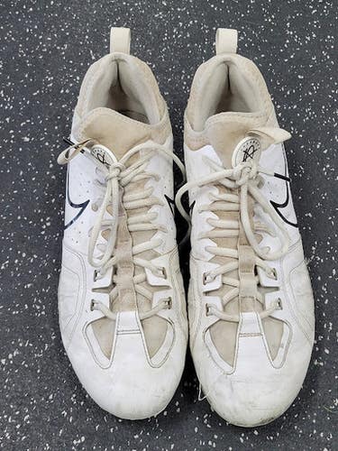 Used Nike LAX Cleats Mens White Senior 12 11849-S000040071