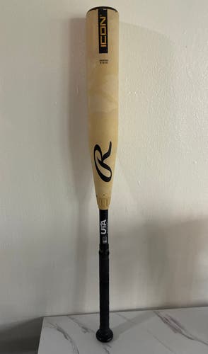 2025 Rawlings Icon Composite USABat Certified Bat (-8) 22 oz 30" (Used)