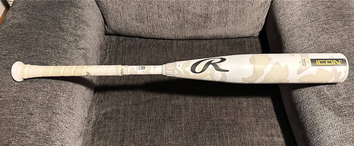 2025 Rawlings Icon Composite USSSA Certified Bat (-8) 21 oz 29" (Used)