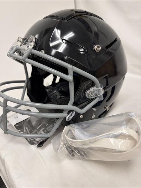 black football helmet adult Schutt F7 VTD Black Football Helmet Adult Large Full Facemask NOCSAE 2023 |  SidelineSwap