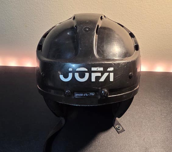 Senior Jofa 390 Helmet Black 6 3/4-7 3/8 (Used)