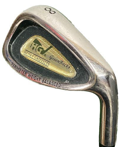 Henry-Griffitts GreenBacks 8 Iron +1" RH Regular Graphite 37.5 Good Wrap Grip