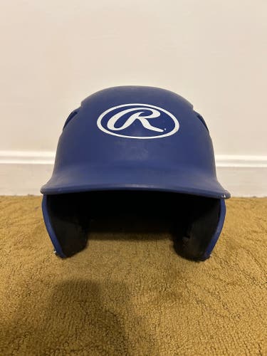 Junior Size Royal Blue Rawlings Velo Batting Helmet