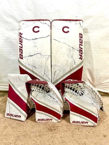 NCAA Bauer Hyperlite 2 35+1 Pro Stock Goalie Full Set