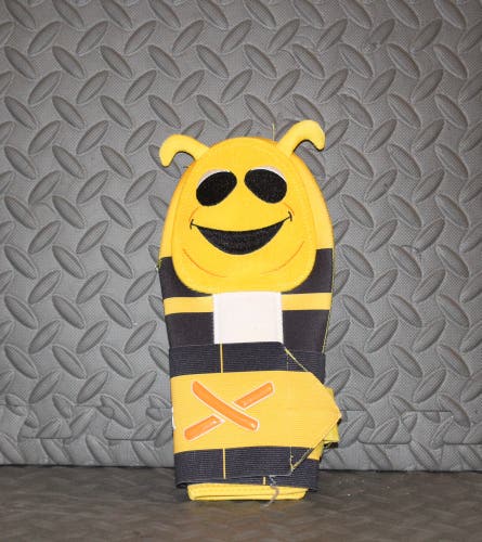 Absolutely ridiculous Bumblebee sliding mitt