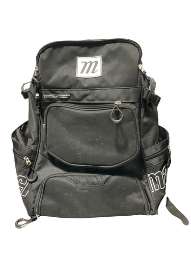 Used Marucci BLK BACKPACK BB/SB Player Backpack Black 11834-S000051450