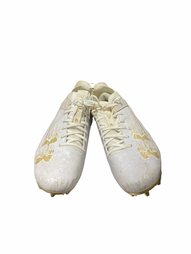 Used Under Armour Adult FB Cleats White Senior 15 11834-S000051448