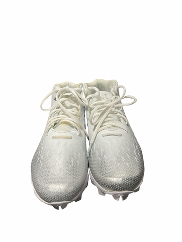 Used Under Armour Adult FB Cleats White Senior 12 11834-S000051432