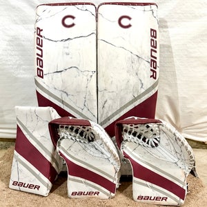 NCAA Bauer Hyperlite 2 35+1 Pro Stock Goalie Full Set