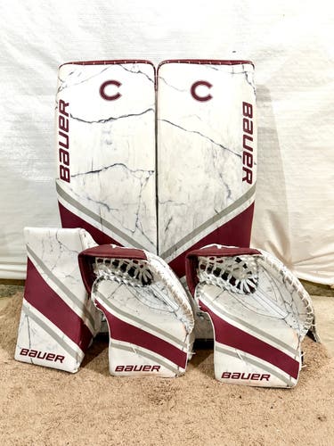 NCAA Bauer Hyperlite 2 35+1 Pro Stock Goalie Full Set