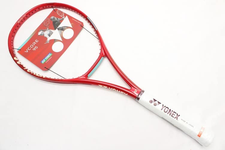 *NEW* 2026 YONEX VCORE 95 (310g) GEN 8 TENNIS RACQUET (4 1/4) RUBY RED