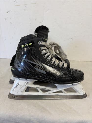 Senior Size 6 FIT 2 Bauer Elite Ice Hockey Goalie Ice Skates. Mint Condition!!