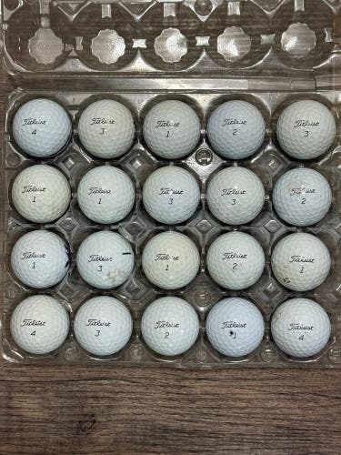 20 Titleist AVX Golf Balls