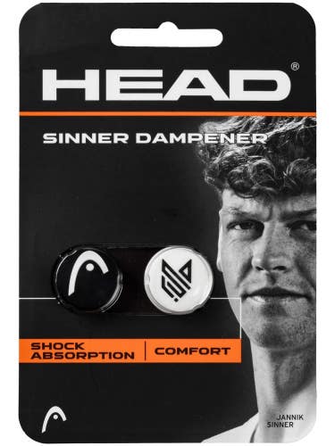 PACK OF 2: HEAD "SINNER DAMPENER" TENNIS RACQUET VIBRATION DAMPENERS. #285005