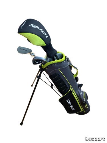 Junior Top Flite Top Flite Junior Right Handed Clubs (Dr,Hy,SW,Putter) Junior 4 Pieces with Bag
