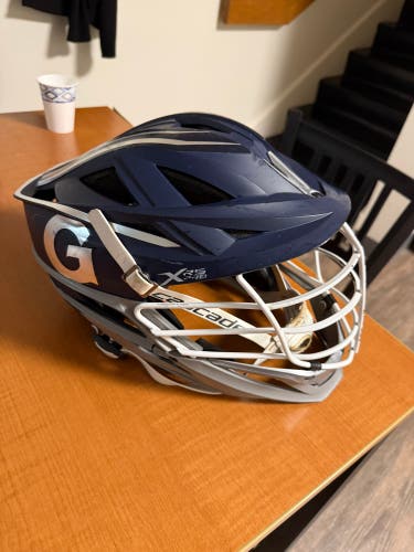 Georgetown Game-worn Cascade XRS Pro Helmet (Used)