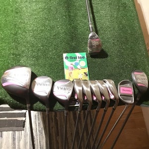 Knight  Ladies Valaro Full Set D, 3.5W,7W, M. HY, L. HY, 7-PW-SW,Putter Graphite