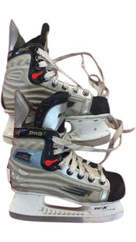 Bauer Hockey Skates Vapor Pro Silver/Black Used Size 2