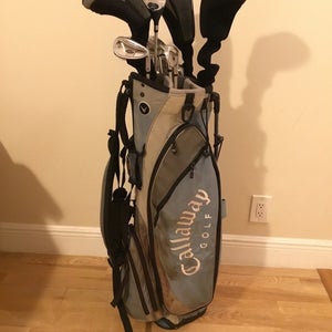 RAM Ladies Oversize Full Set (D, 3W, 5W, 7W, 4-PW) Graphite & Callaway Stand Bag