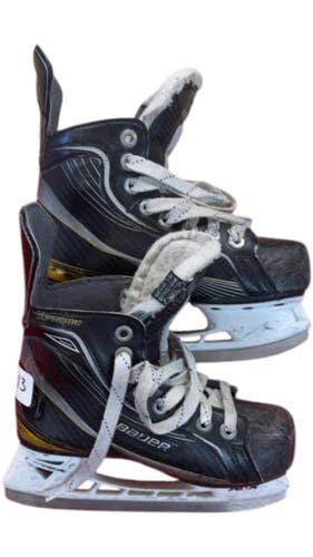 Bauer Supreme Youth Ice Hockey Skates Used Size 13Y