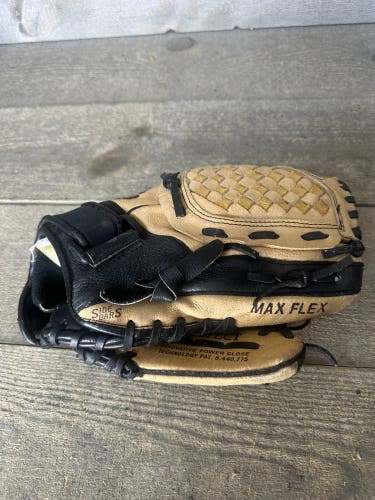 Mizuno Prospect Baseball Glove 11" Beige Black Leather GPP1102 Power Close Youth