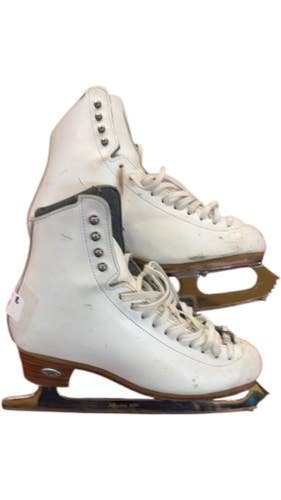 Riedell Allure XP Figure Skates White Used Size 8