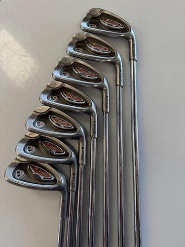 Used Ping I10 BLACK Mens Iron Set RH 4I-PW 11860-S000309436