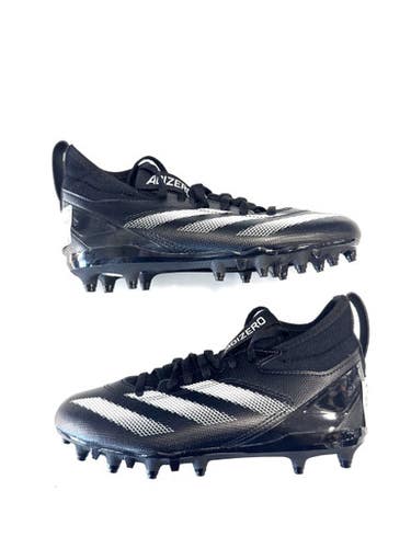 Used Adidas Jr FB Cleats Black Junior 03.5 11860-S000309539