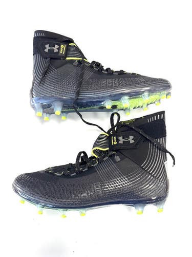 Used Under Armour Adult FB Cleats Black Senior 11 11860-S000309503