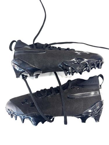 Used Under Armour Adult FB Cleats Black Senior 8 11860-S000309496