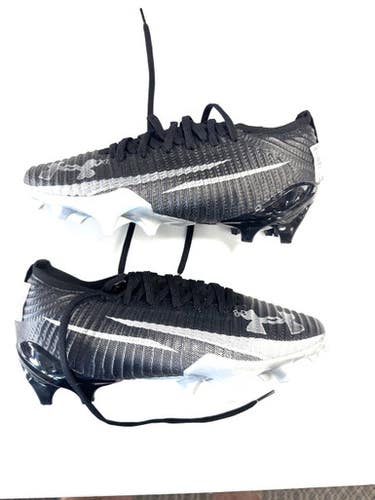 Used Under Armour Jr FB Cleats Black Junior 06.5 11860-S000309493