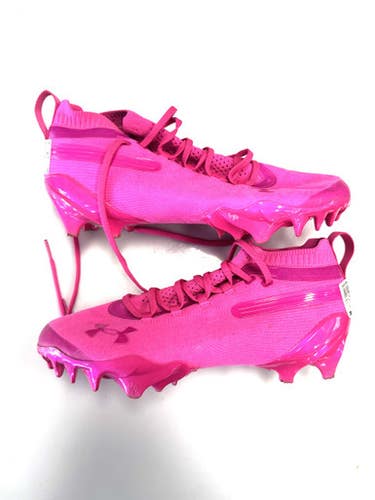 Used Under Armour Adult FB Cleats Pink Senior 9 11860-S000309489