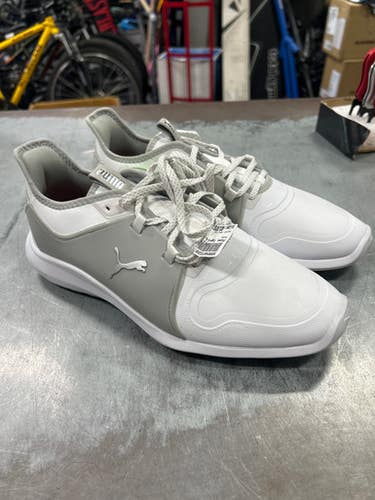 Used Puma Mens Golf Shoes White Adjustable 11337-S000487220
