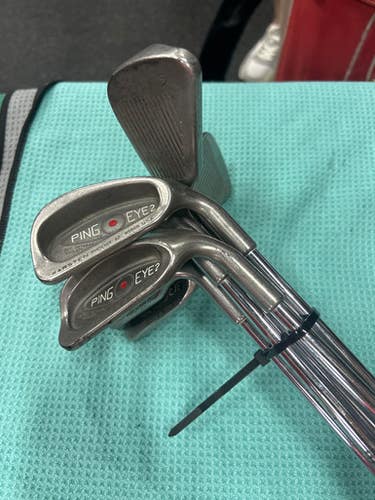 Used Ping EYE 2 RED DOT Mens Iron Set RH 4I-PW 11337-S000487151