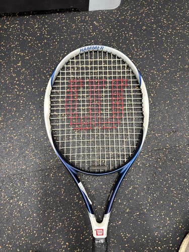Used Wilson HAMMER Adult Tennis Racquet Grey 4 1/4" 11337-S000487240