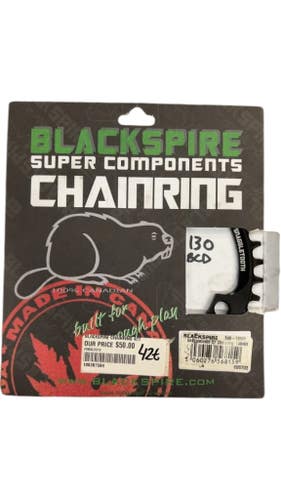 Blackspire Snaggletooth CX Chainring 42T 130 BCD New