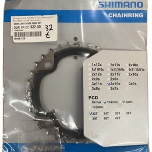 Shimano SLX FC-M670-10 Chainring 32T 104mm BCD New