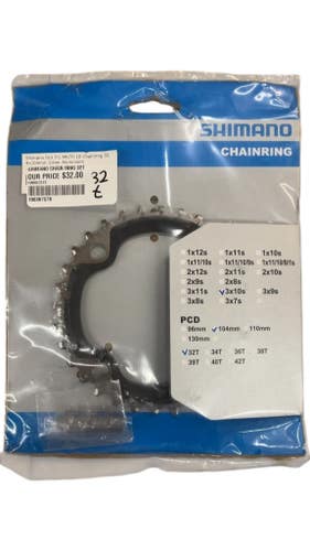 Shimano SLX FC-M670-10 Chainring 32T 104mm BCD New
