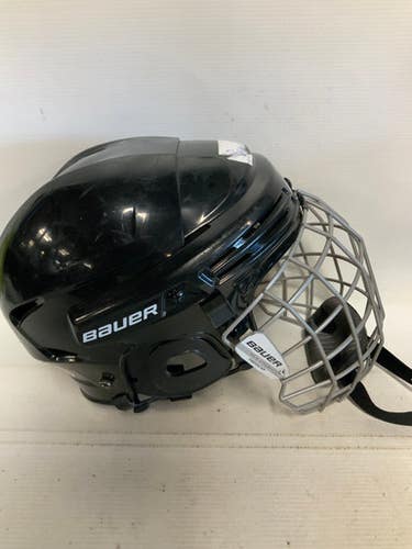 Used Bauer BHH2100 EXPIRED Helmet Cage Combo Black SM 11823-S000039273