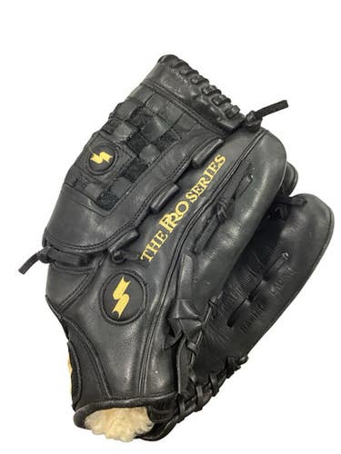 Used Ssk PRO SERIES GLOVE BB/SB Glove RH Throw Black 12" 11347-S000269738