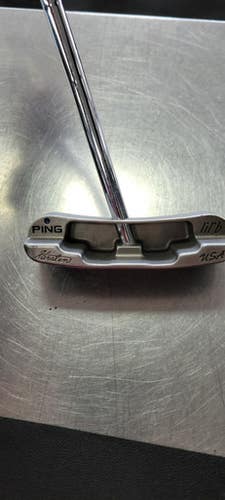 Used Ping KARSTEN LIL B BLUE DOT CENTER SHFT Mens Putter RH 11497-S000158025