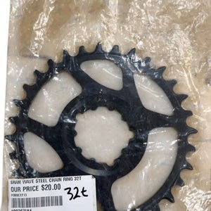 SRAM Wave Steel Chain Ring 32T Black