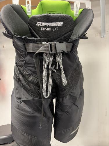 Junior Size Large Bauer Supreme ONE 80 Ice Hockey Player Pants. Mint!!