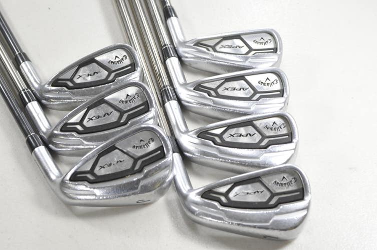 Callaway Apex CF16 4-PW Iron Set Stiff Flex RH Recoil ES 780 F4 Graphite #218904